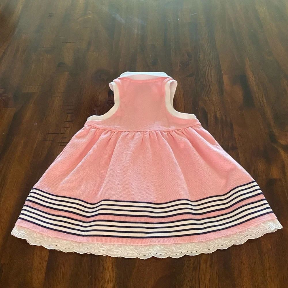 Ralph Lauren Cotton Pique Baby Dress